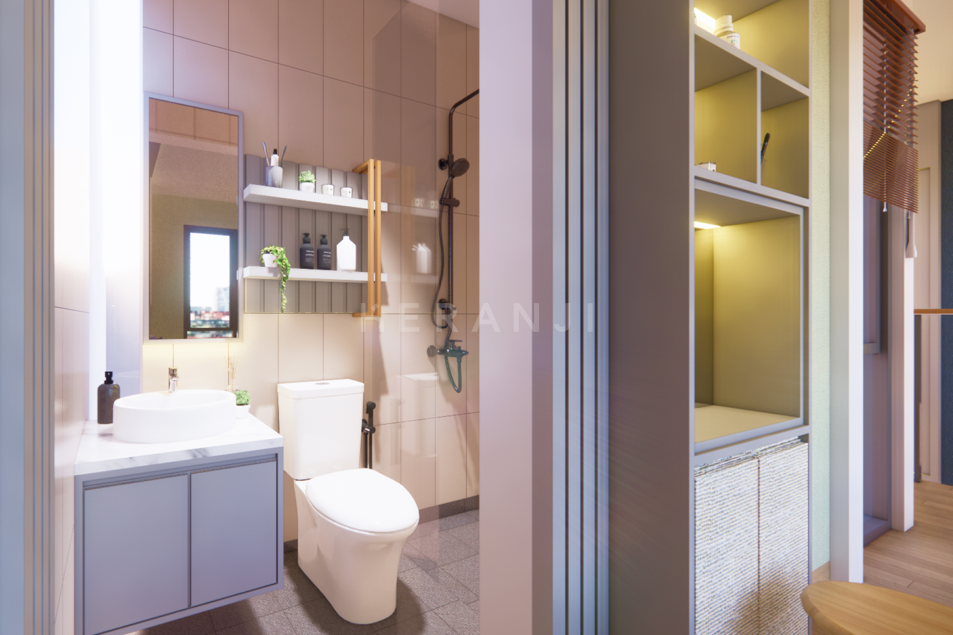 Metland Cibitung Tipe 51 Bathroom
